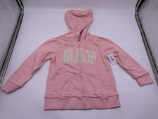 Gap Kids Girls Logo Hoodie Sweatshirt Pink Size 5 Years