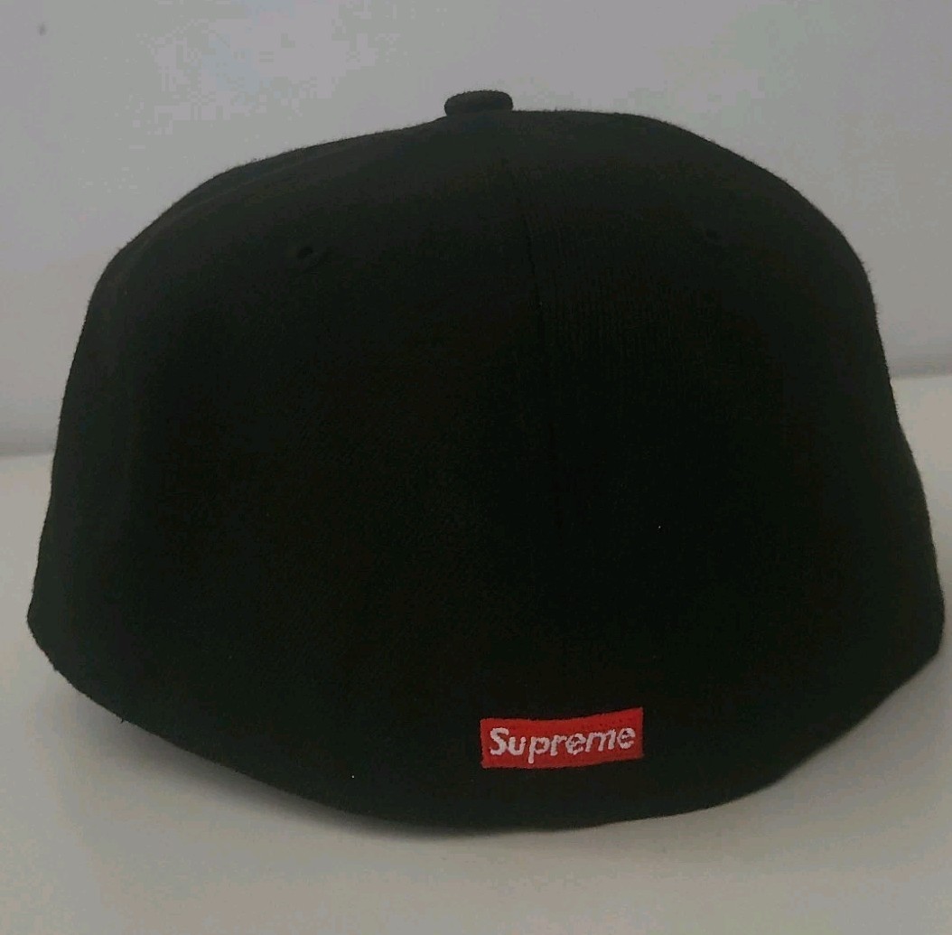 FW21 Supreme Eyes New Era Hat 7 1/2 Black Cap Embroidered