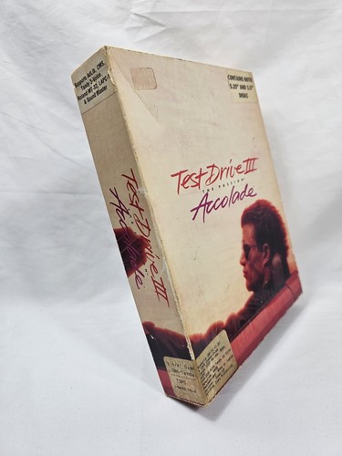 Vintage Test Drive III: The Passion PC Game 1990 Original Box Missing 1 x 5.25" - Picture 8 of 9