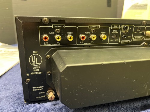 _-ENTRETENU & GARANTI !-_ Lecteur Laserdisc Pioneer LD-W1 2 disques des deux côtés - Photo 13/16