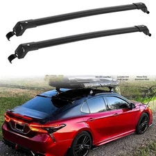 for Toyota Camry Car Top Roof Rack Cross Bar Luggage Kayak Cargo Carrier+Lock