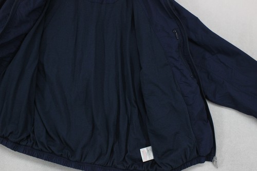 Vintage Nike Windbreaker Jacket Mens Size M Blue Track Y2K Full Zip - Picture 4 of 11