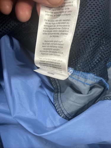 Columbia Omni-Shield Zip Jacket Mens Size XL Hooded Windbreaker Rain Blue - Picture 9 of 14