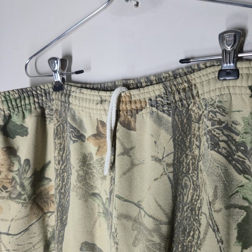 Pantalones deportivos vintage Jerzees al aire libre Realtree camuflados roble musgo holgados talla grande - Imagen 2 de 6