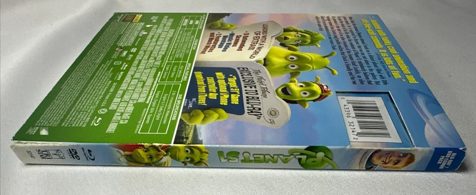 Planet 51 (2 Disc Blu-ray/DVD 2009) w/Slipcover + Insert Animated Sci-Fi Comedy - Image 4 of 4