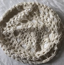 Kissenhülle Rund Kissenhülle Gehäkelt Creme Weiß Bezug Kissen Vintage