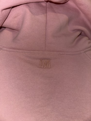 Ami Alexandre Mattiussi Hoodie Medium Pink Pullover Sweatshirt Japan Heavyweight - Bild 8 von 8