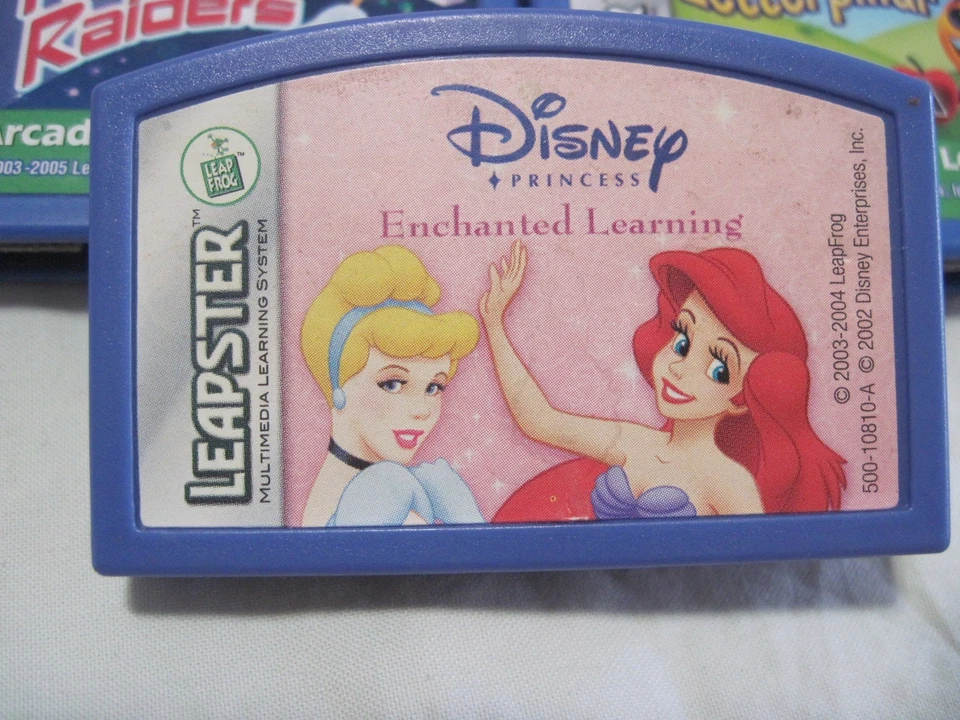 Leap Frog Leapster Games Batman I Spy Letterpillar Number Raiders Set of 5 - Image 2 of 4