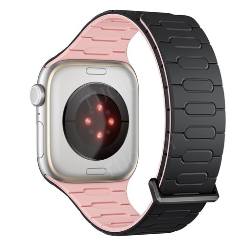 Magnetic Silicone Strap Band For Apple Watch Ultra 49mm 11 10 9 8 7 6 5 38-45mm - Picture 18 of 62