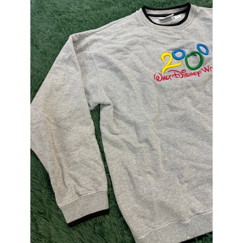 2000 Walt Disney World Gray XL Sweatshirt Unisex Vintage 90s - Picture 5 of 9