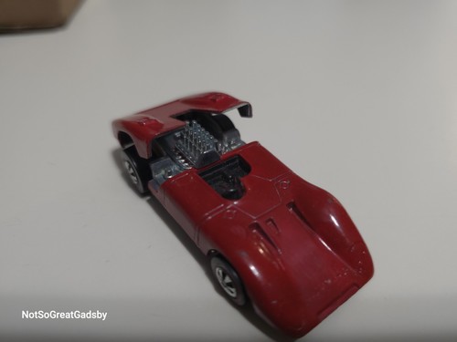 FERRARI 312P, Original Hotwheels Redline! US, Red, Black Interior VHTF Excellent - Picture 10 of 11
