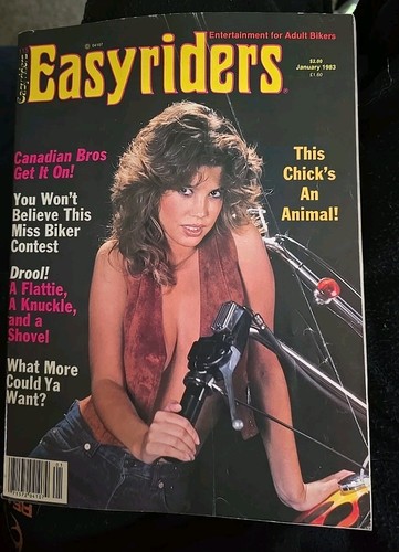 Vintage Easyriders Motorcycle Magazine - Januar 1983 - David Mann Centerfold Art - Picture 1 of 3