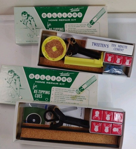 Kit de reparación para el hogar de billar Tweeten para volver a volcar tacos - Un kit completo más extras - Imagen 9 de 9