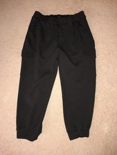 WOMENS EXPRESS BLACK CARGO SWEAT PANTS L LARGE