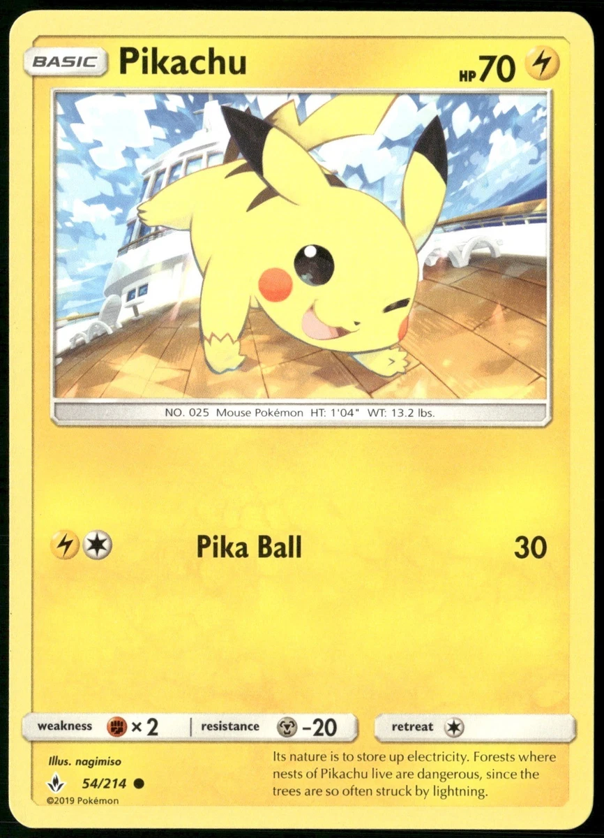 ebay pokemon pikachu card Pikachu Pokémon TCG Common Collectible Individual Card Games for sale