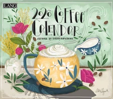 Coffee 2026 Wall Calendar – Lang Companies, 12-Month Whimsical LoriLynn Simms