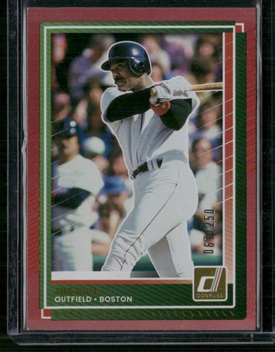 2025 Donruss #34 Jim Rice Red #/250