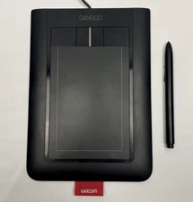 Wacom Bamboo Touch Tablet CTH-460 USB Graphic Design Drawing with Stylus Pen