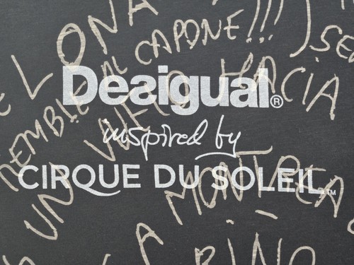 Desigual Cirque Du Soleil Shirt Mens Large Black Graphic Tee Artistic Streetwear - Picture 2 of 12