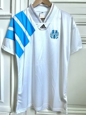 Maillot vintage Olympique Marseille OM 93 1993 anniv. 25 ans Adidas taille S
