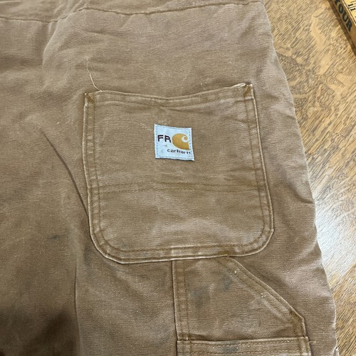 Salopette Carhartt FR Arctic trapuntata foderata marrone anatra 52x30 FRR44 BRN abbigliamento da lavoro - Foto 15 di 19