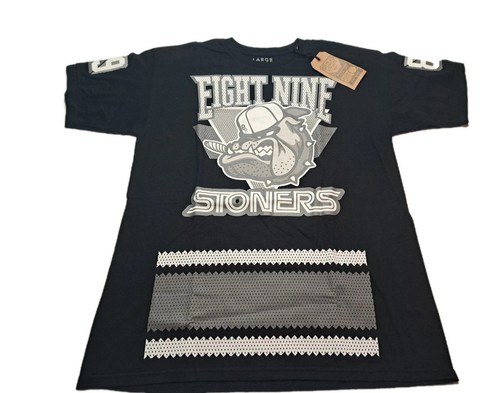 Eight & Nine Stoners 89 T-Shirt Large NEU schwarz Miami Florida 2-seitig