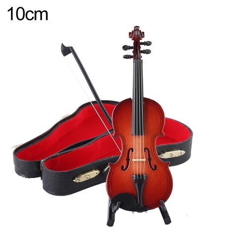 Playable Tiny Violin Figurine,The Worlds Smallest Miniature Musi cal Instrument - Picture 12 of 19