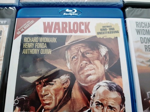 6 x Richard Widmark Western Bluray Klassiker - Der letzte Wagen- Warlock- Alamo! - Bild 6 von 6