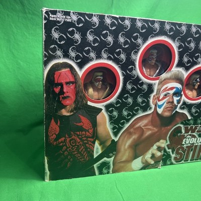 スポーツ WCW THE EVOLUTION OF STING WCW The Evolution of Sting Action Figure Set