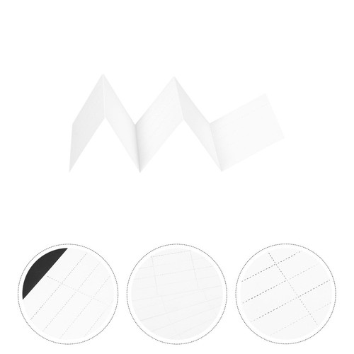 5 Pcs Blank Hanging File Tab and Inserts Hanging File Inserts Paper Tab