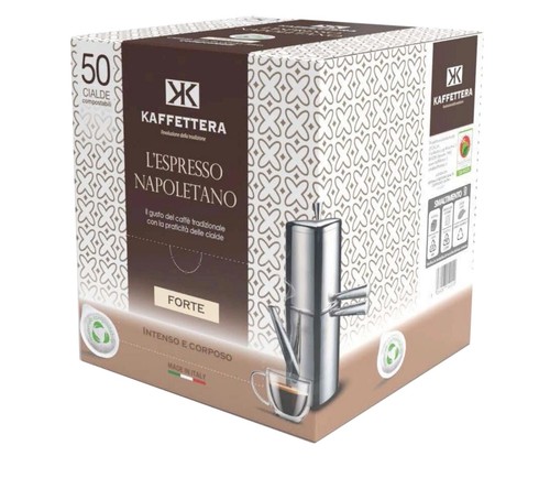 Cialde Caffè KAFFETTERA Miscela Forte Tradizionale Napoletana Accessori Gratis - Foto 8 di 10