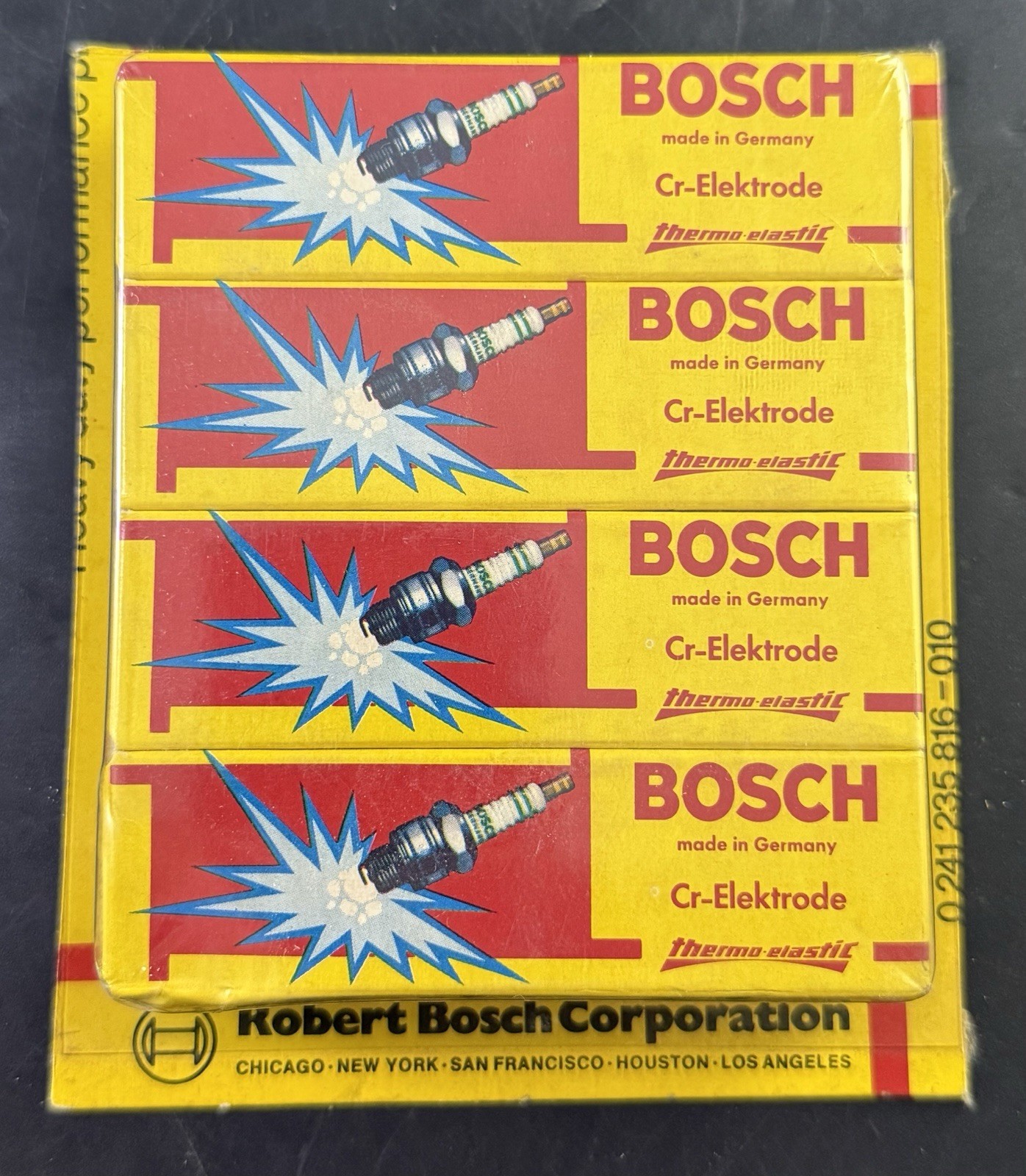 4x Bosch W175T1 Spark Plugs for VW Beetle - New Old Stock Vi09