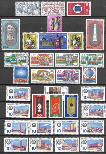 GERMANY (DDR) - 1969 MNH "Complete Sets & Souvenir Sheets" (4 SCANS) !!!! - Picture 2 of 4