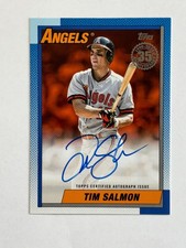 2025 Topps 1990 Autograph, Tim Salmon, 90A-TSA, #06/25