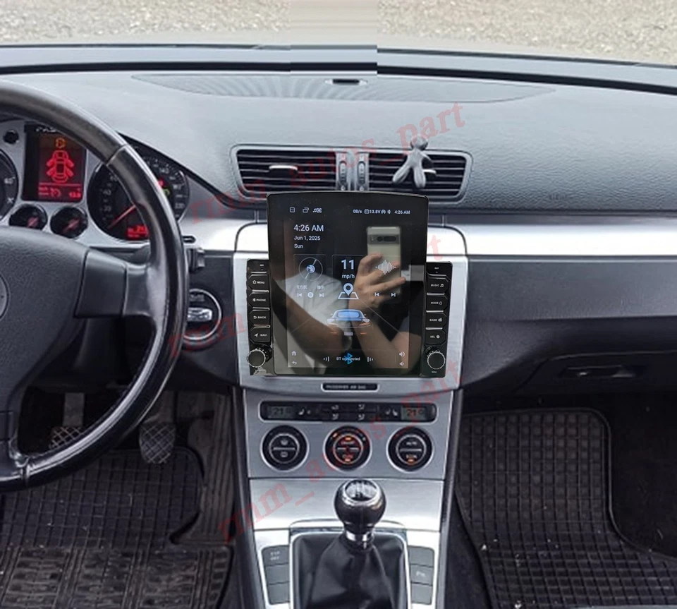 Radio de coche estéreo GPS WiFi 32G para VW Passat 2006-2010 Android 15.0 CarPlay Foto 2 de 4