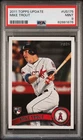 New ListingMIKE TROUT PSA 9 2011 TOPPS UPDATE #US175 ROOKIE RC ANGELS 6705