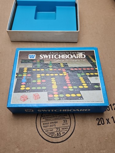 Whitman Switchboard Challenge the Changing Trail Boardgame Complete in Box Read - Picture 15 of 19