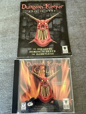 Dungeon Keeper Gold Edition PC CD-ROM 1998 Bullfrog / EA – W/Case (No Box)