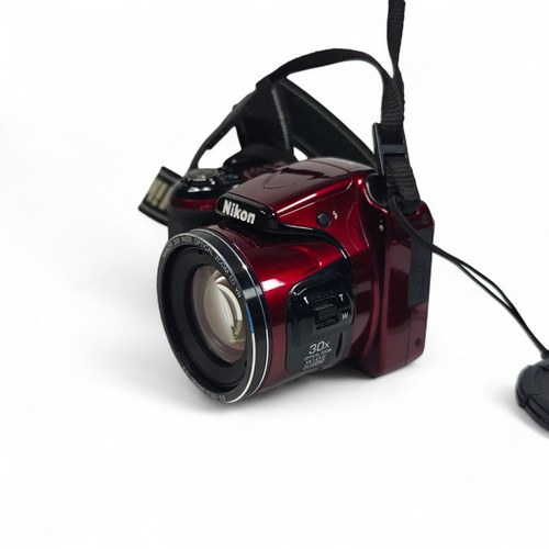 Nikon COOLPIX L820 Digital Bridge Camera Red 16MP 30x Zoom 1080p CMOS - Picture 3 of 10