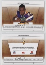 2007 Leaf Rookies & Stars Studio Rookies Adrian Peterson #SR-1 RC