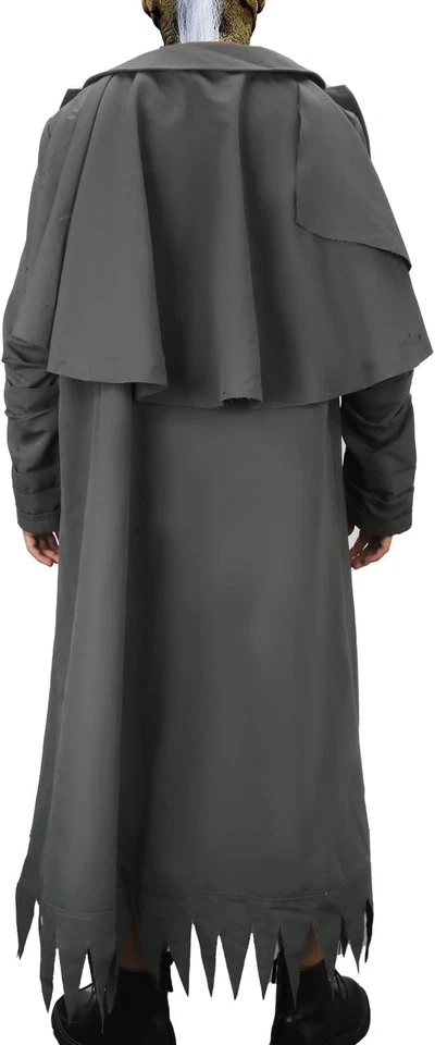 Disfraz Jeepers Creepers Para Hombre Trench Coat Chaqueta con Capa Camiseta Roja Traje... Foto 3 de 4