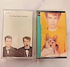 2 Cassette Tapes - Pet Shop Boys Introspective (Rare Cover) & Actually