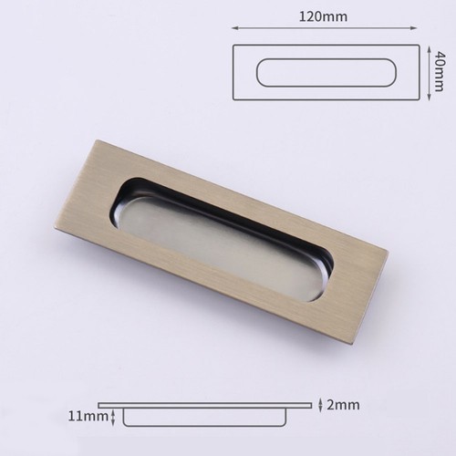 1 STÜCKE Handhaben 120 * 40 Mm Bündige Zugtür Eingebettet Hohe Qualität - Bild 3 von 36