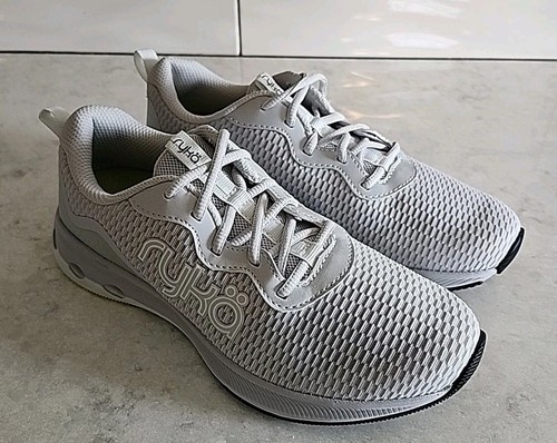 NUOVE scarpe da tennis Ryka ACCELERATE da donna grigio vapore sneakers sportive taglia 6W - Foto 2 di 12