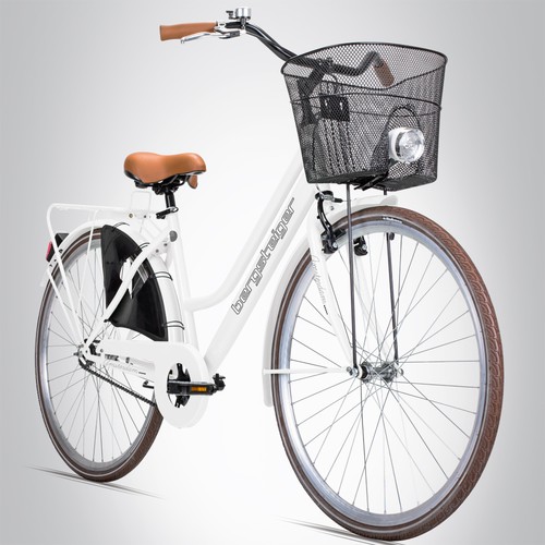 26 Zoll Damenfahrrad / Kinderfahrrad Bergsteiger Amsterdam Citybike Korb B-WARE - Bild 14 von 19