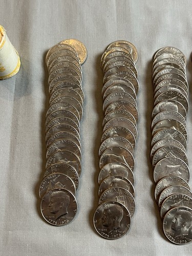 7 ROLLS Kennedy Half Dollar 1976 Bicentennial PLUS 1 Proof 141 TOTAL COINS! WOW! - Picture 6 of 10
