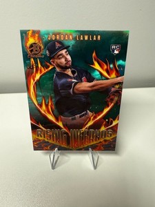 Jordan Lawlar 2024 Bowman Chrome Rising Infernos Aqua Refractor /125 #RI-3