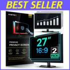 27" Privacy Screen 2 Pack - Anti Glare Blue Light Filter
