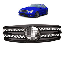 Kühlergrill Schwarz glanz für Mercedes E-Klasse W211 S211  2002 - 2006