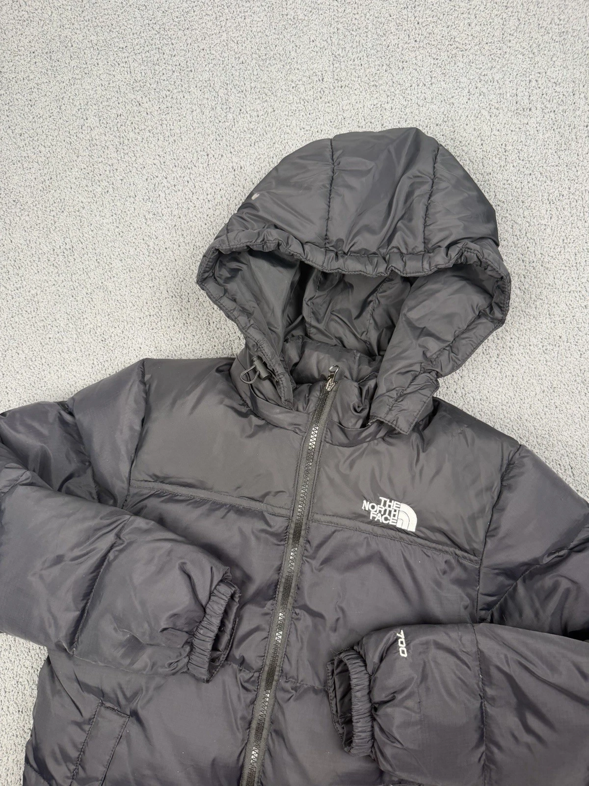 The North Face Jacket Youth Black 700 Full Zip Puffer Down Warm Outdoors Kids
